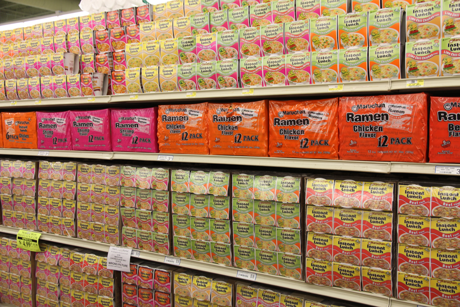 infinite Ramen Noodles at Pete's Fresh Market