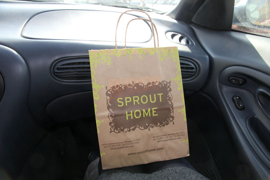 sprout home shopping bag