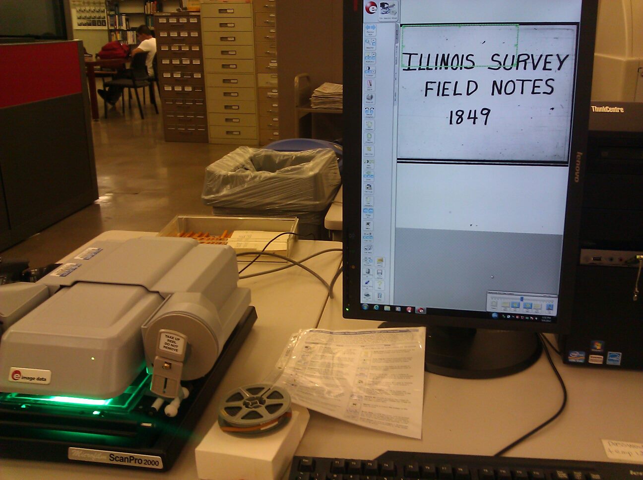illinois federal surveyor field notes microfilm microforms